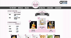 Desktop Screenshot of cakedesignfactory.com