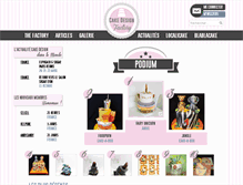 Tablet Screenshot of cakedesignfactory.com